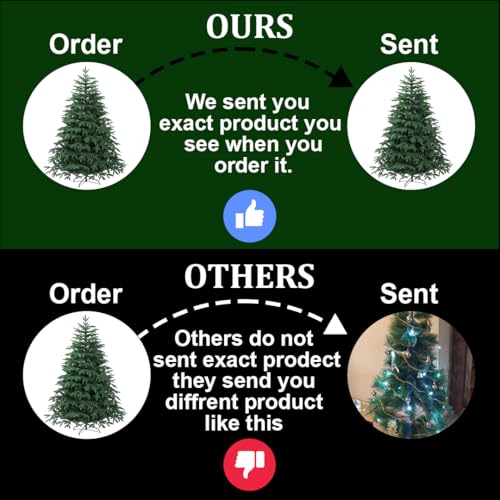 Image of Fizzytech 6 Feet Artificial PE Christmas Tree with 696 Tips, Premium Lifelike Foliage, Strong Steel Stand, Easy Setup, Corner Christmas Tree for Home, Office & Holiday Decoration