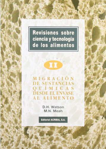 Portada de Migración de sustancias químicas desde el envase al alimento: 1