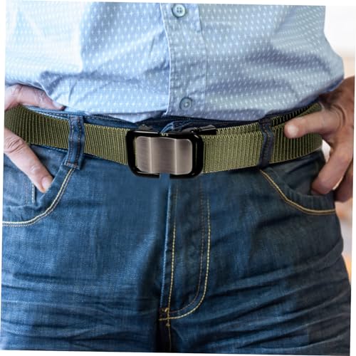 BESPORTBLE Men's Nylon Automatic Buckle Belt Breathable Waistband for Casual Wear Hiking and Jeans Stylish and Comfortable Men's Belt3