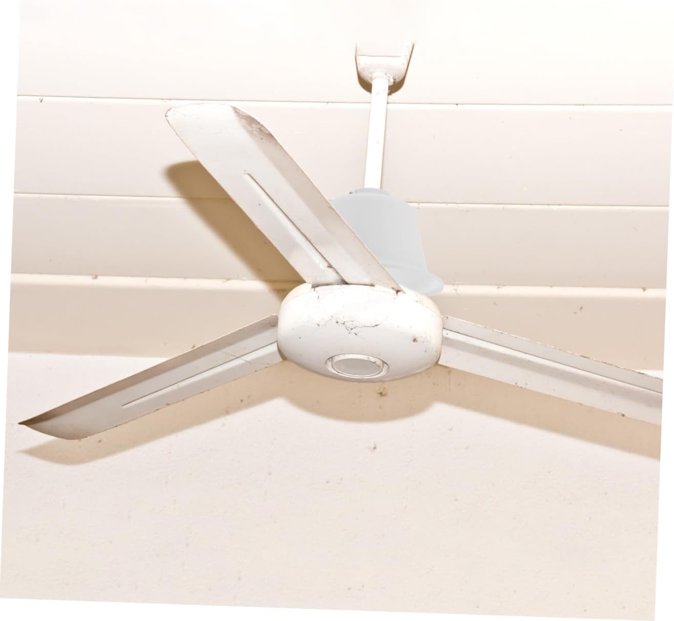 Ceiling Fan White Bottom Canopy Plastic Dust Cover