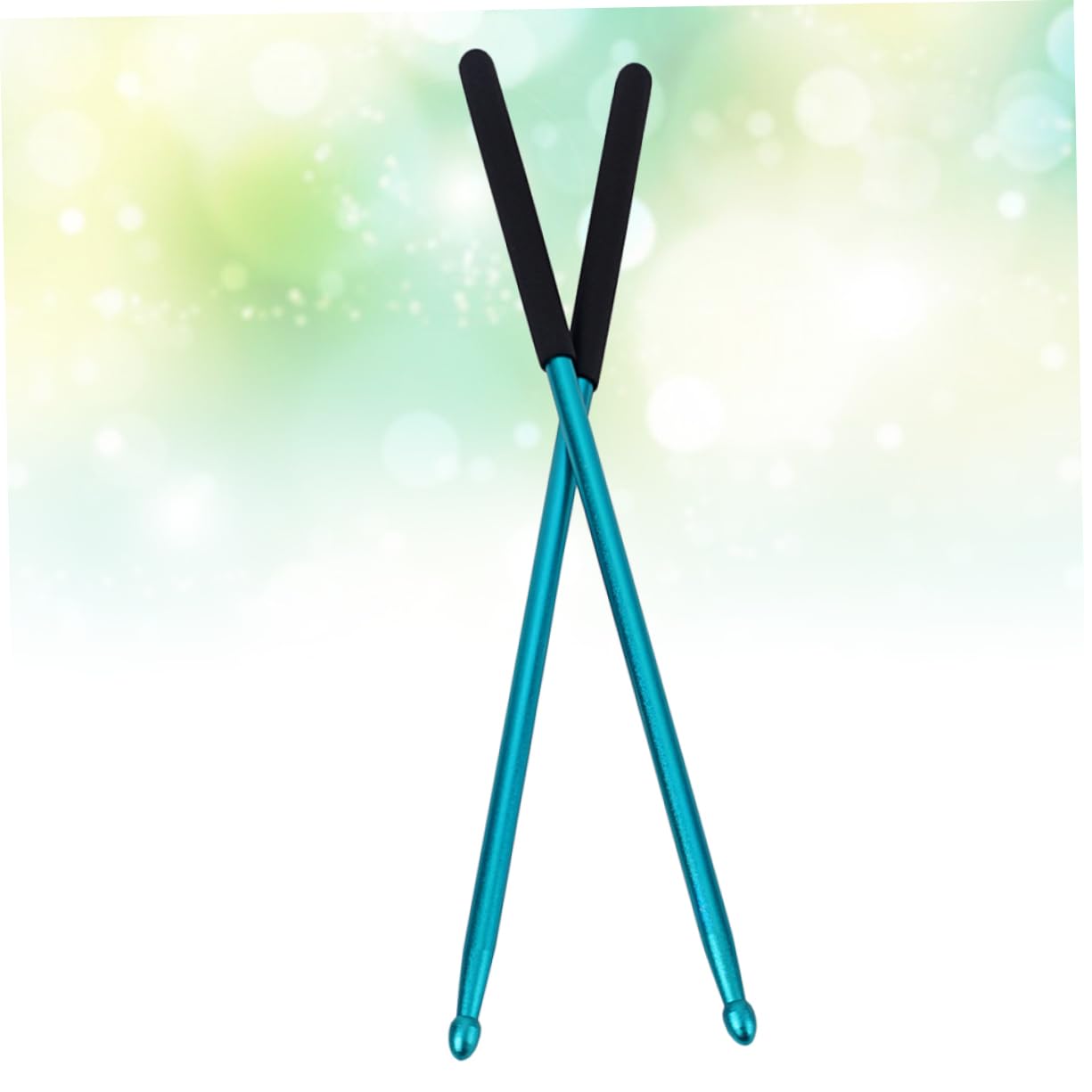 VICASKY 2 Pares baqueta de de aluminio silenciadores de baquetas palos de instrumentos de percusión baquetas de jazz baquetas tambor Práctica de pad de tambor baqueta antioxidante