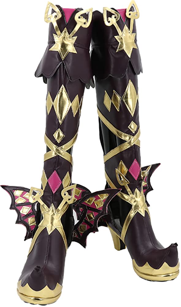 HROUGE Pepsi Cosplay Boots Shoes for Pripara Kurosu Aroma