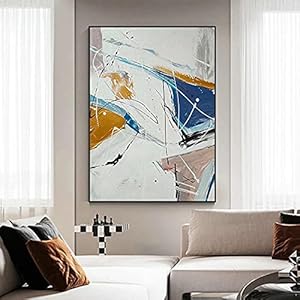 Modern schilderij slaapkamer thuis abstract decoratief schilderij grote muurschildering eenvoudig canvas schilderij…