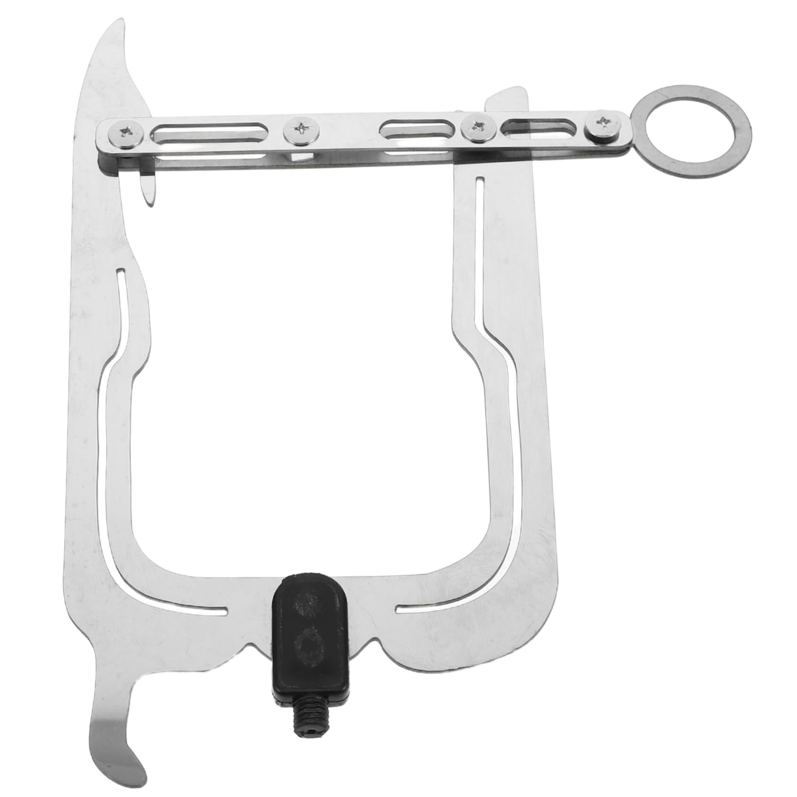 ibasenice High Load Capacity Telescoping Boat Hook Stainless Steel Marine Boating Gear for Yacht Kayak