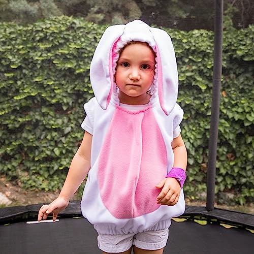 Disfraz Infantil de Conejo con Capucha y Chaleco miniatura 4