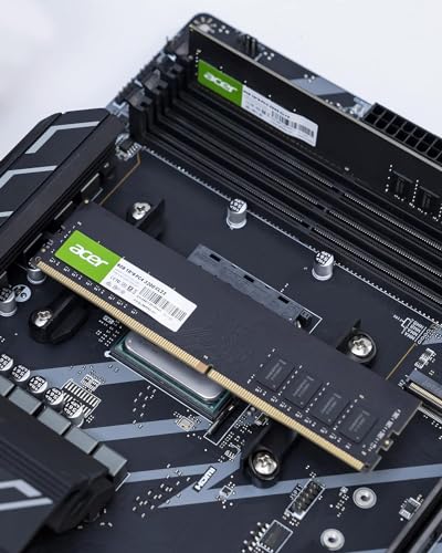 Image of Acer UD100 U-DIMM 3200MHz 16GB 19-19-19-43 2R*8 Desktop RAM, Black