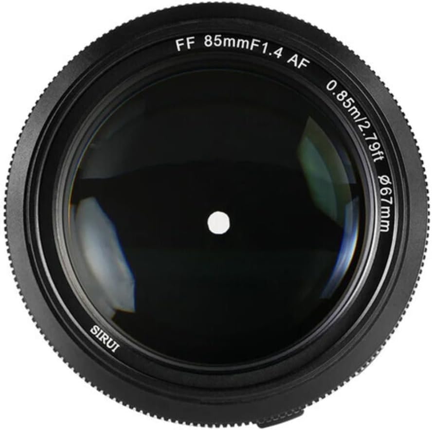 Front View of SIRUI 85mm F1.4 AF Camera Lens