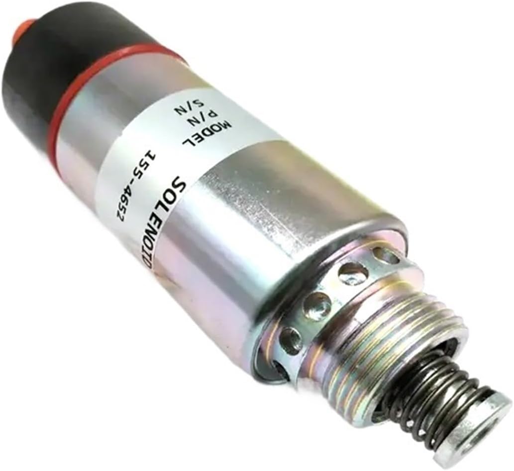 1pc Excavator Spare Parts Solenoid Valve 12V 1554651 8C3664 For 3116 3126 Engines Fuel Shutoff Stop Solenoid 8C-3664 155-4651(High)