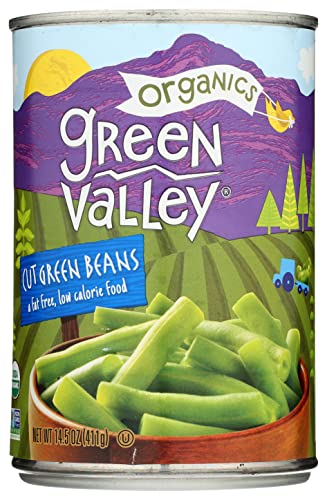 GREEN VALLEY Organic Cut Green Beans, 14.5 OZ