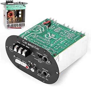 Car Amplifier Board Car Subwoofer AMP Board Audio Amplifier Board 120W 12V Pure Full Tone Bass Subwoofer Core Auto Stereo Speaker Amp