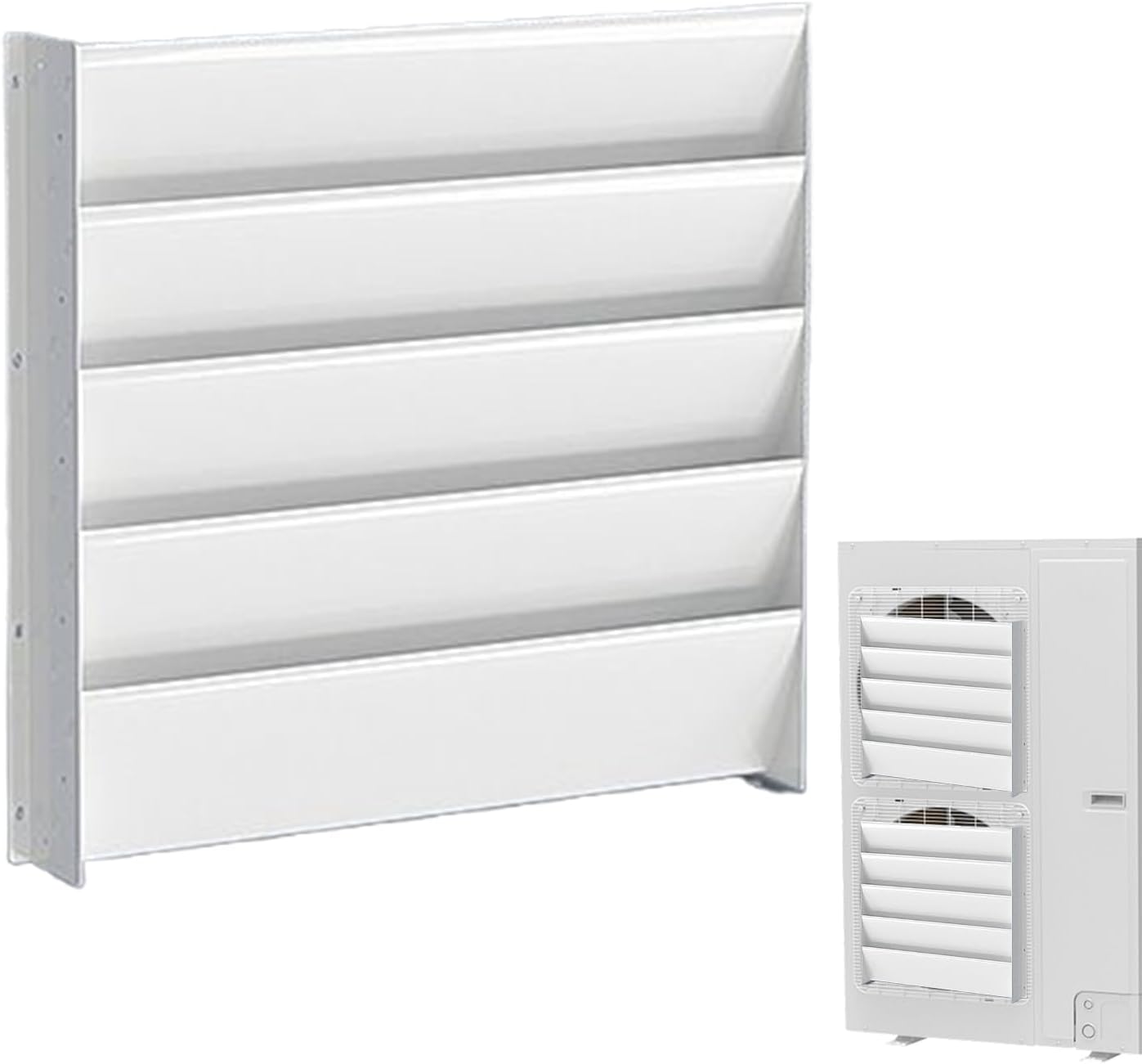 Air Conditioner Vent Deflector - Ac Outdoor Unit Air Outlet Baffle - Deflector Guide for Wind Panels Heater Home Duct Floor Ceiling Wall Vents