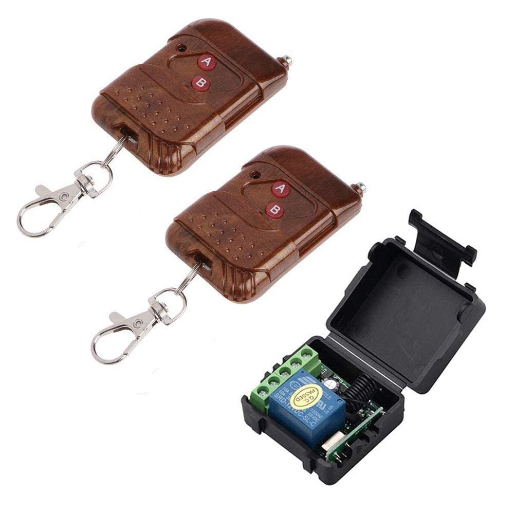 DeHMY Universal 12V 2 Channel Remote Control | 433MHZ Relay Wireless Controller Switch-image-23