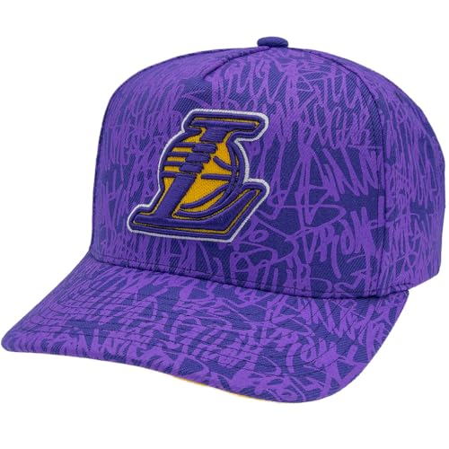Mitchell & Ness NBA Current Pro Crown Snapback Cap Los Angeles Lakers Purple