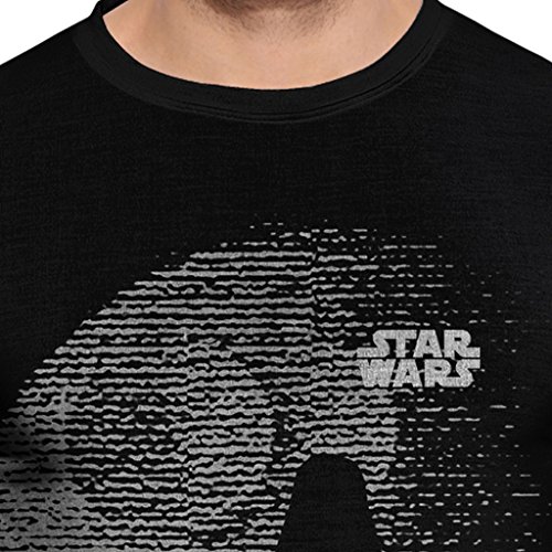 Image of Star Wars Mens Polyester Printed Round Neck Short Sleeves Tshirt - Black (STWR0061)