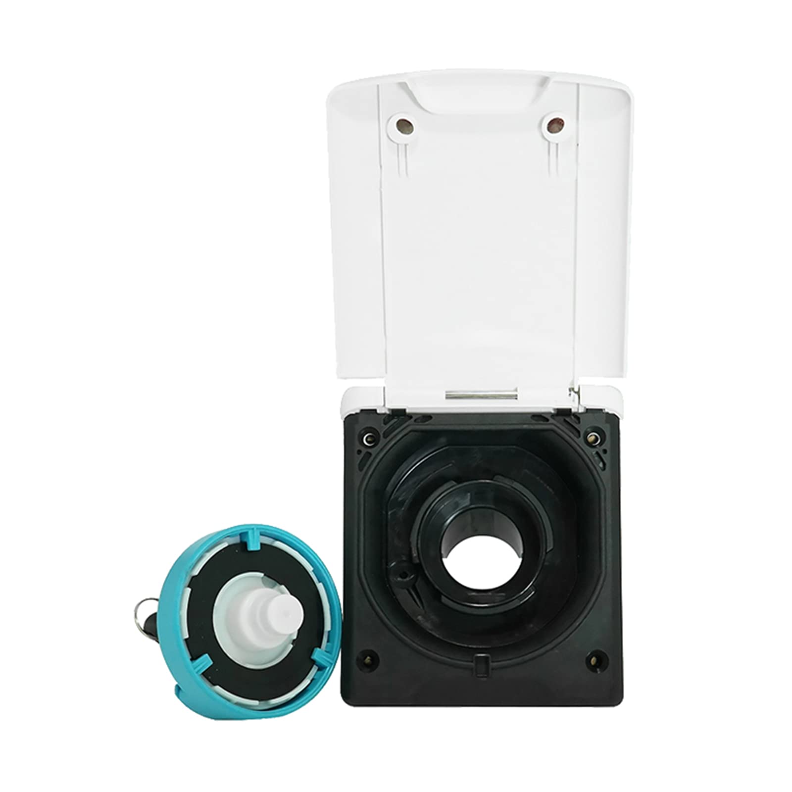 RV Camper Retrofit Lock Boat Gravity Water Inlet Tapón de llenado Lock Yacht Karavan Motorhome Trailer Anti Bocor Entrada de Agua Piezas de Repuesto para Motocicletas