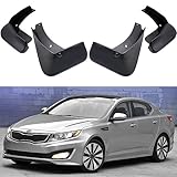 MOERTIFEI Mudguards Mud Flaps Splash Guards Fenders Compatible with 2011 2012 2013 2014 2015 KIA Optima Sedan, 4pcs Mud Guard Kit, Black
