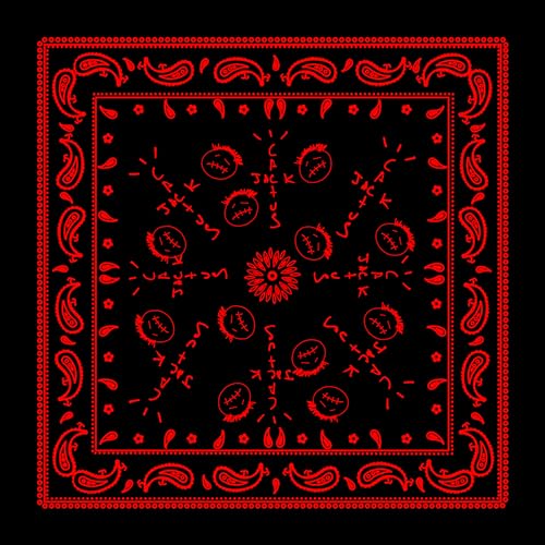 FTD Apparel Cactus Jack Bandana (Black, One Size)