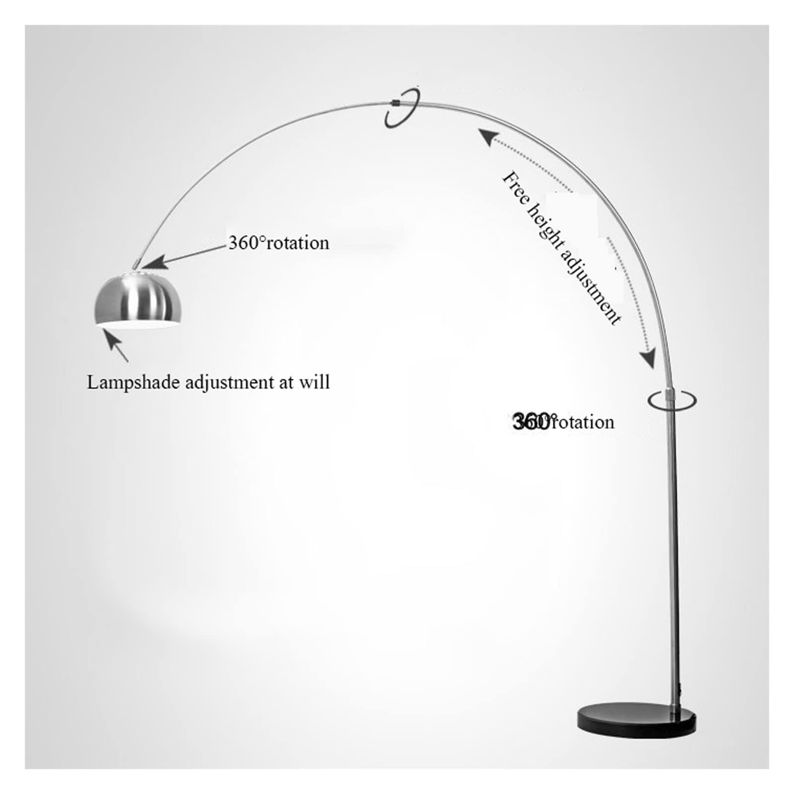 Nowoczesna minimalistyczna lampa podłogowa do salonu i innych sypialni Dekoracyjny(Średni)