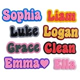 Personalized Fridge and Locker Magnet in Groovy Font - Hard Plastic 2 Color Custom