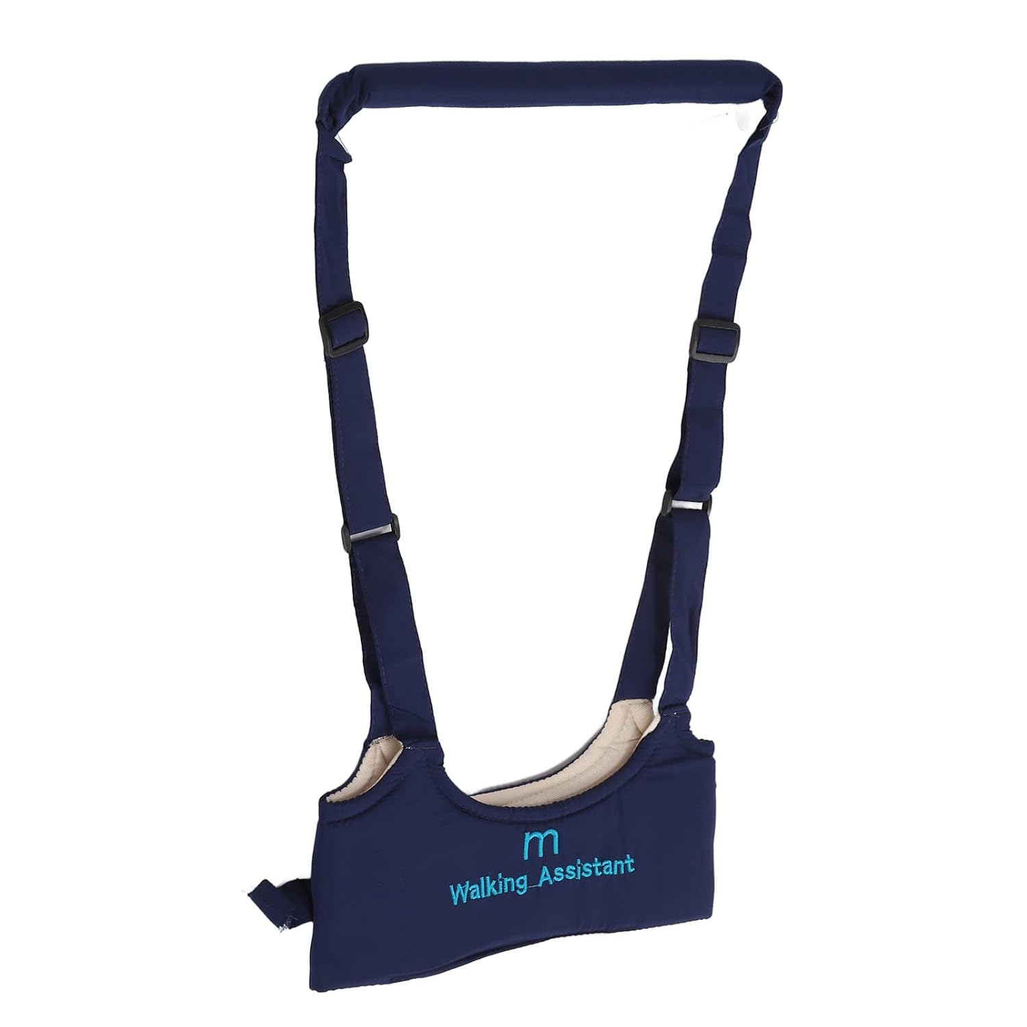 Walking Harness for Baby,Baby Walker Harness,Baby Walking Harness with Adjustable Shoulder Straps, Relieve Back Pain, Prevent Getting Lost, Skin Friendly Handheld Kids Walker Helper (Navy Blue)
