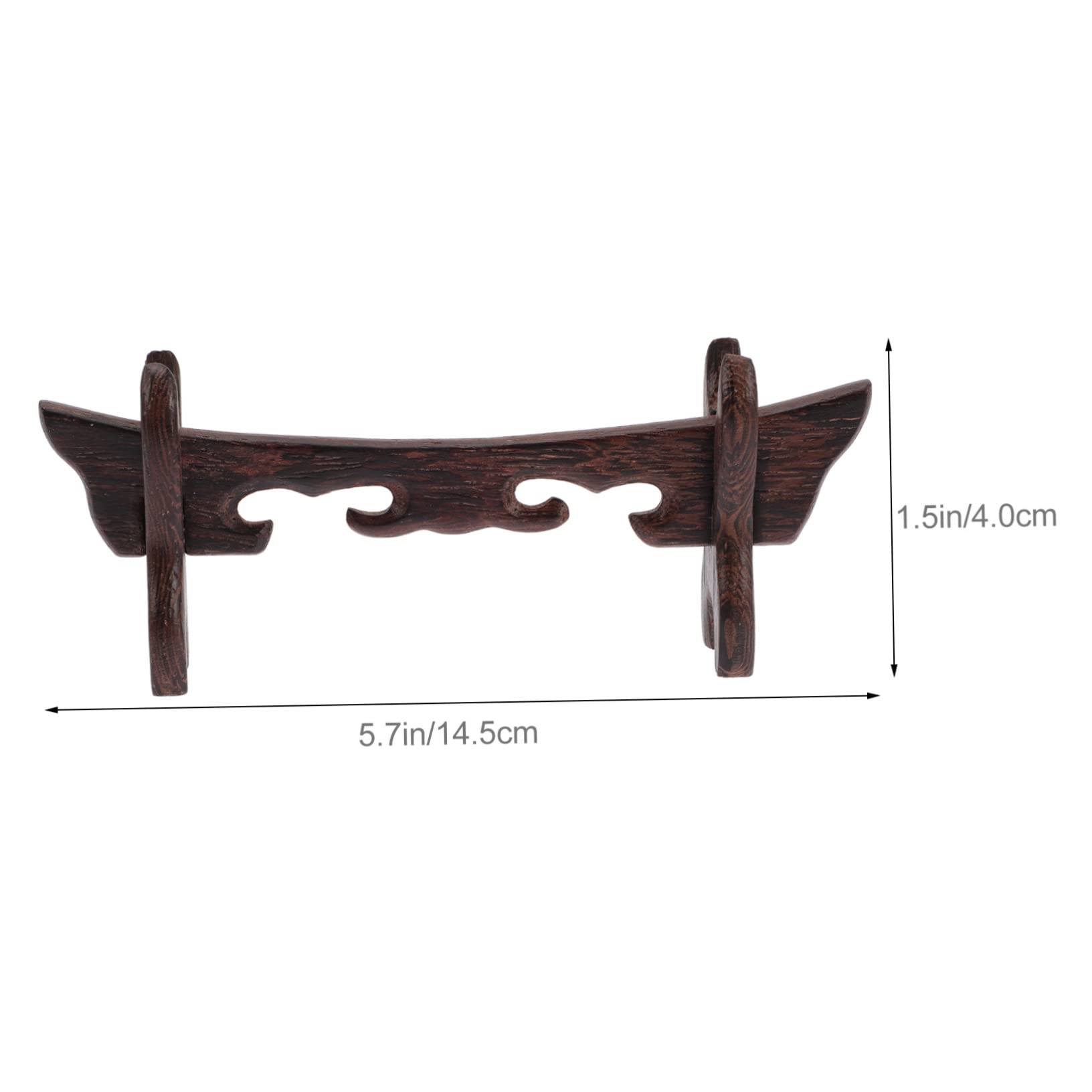 Toddmomy Wood Sword Bracket Sword Rack Stand Decorative Holder Display Case Home Storage Rack