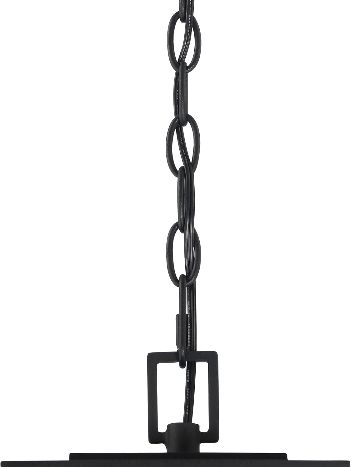 Possini Euro Design Atkins 21 1/2" High Modern Outdoor Pendant Light Fixture Ceiling Porch House Exterior Outside Lantern Hanging Edison Bulb Matte Black Die Cast Metal Clear Glass Shade Front Door