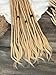 Sand Gold Blonde Real Human Hair Dreadlock Extensions 10 Strands Single ended Full Handmade Locs Soft Natural Human Hair Dreads 7-8 mm / 0.3