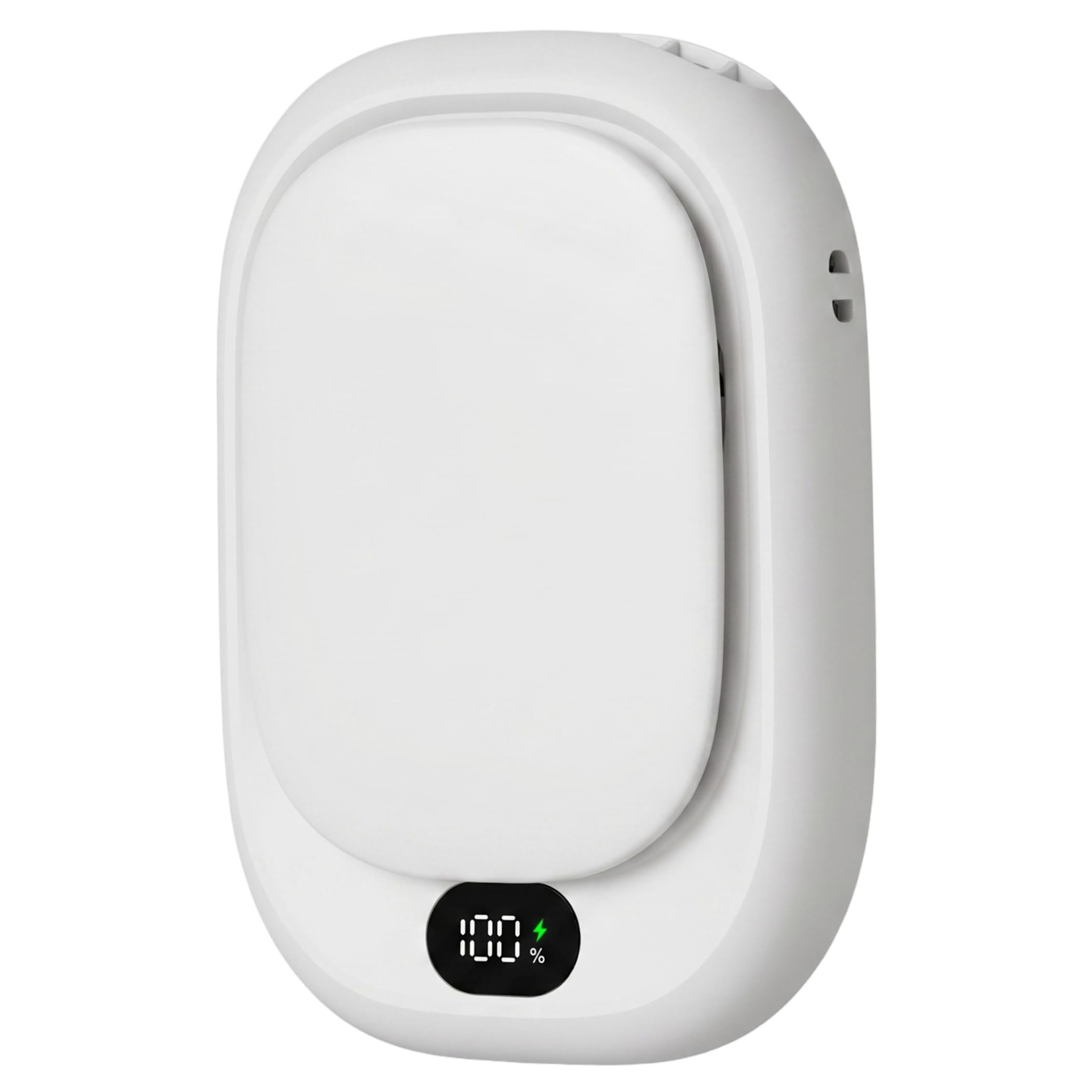 Xoeryoy Wearable Fan, 4 Wind Speeds Waist Fan with 5 Usage Options, Portable Handheld Fans with 2000mah Led Display, White