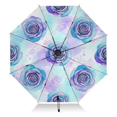 Parapluie pliable automatique anti-vent GAIREG compact contre la pluie et le soleil