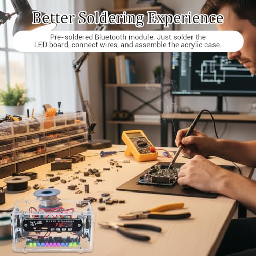 MiOYOOW DIY Bluetooth Speaker Kit with FM Radio for School and Home Use - Image 4