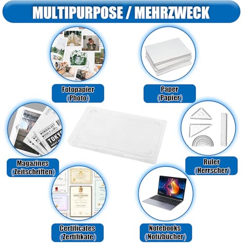 Boite rangement A4 anti poussière pour protéger vos documents importants