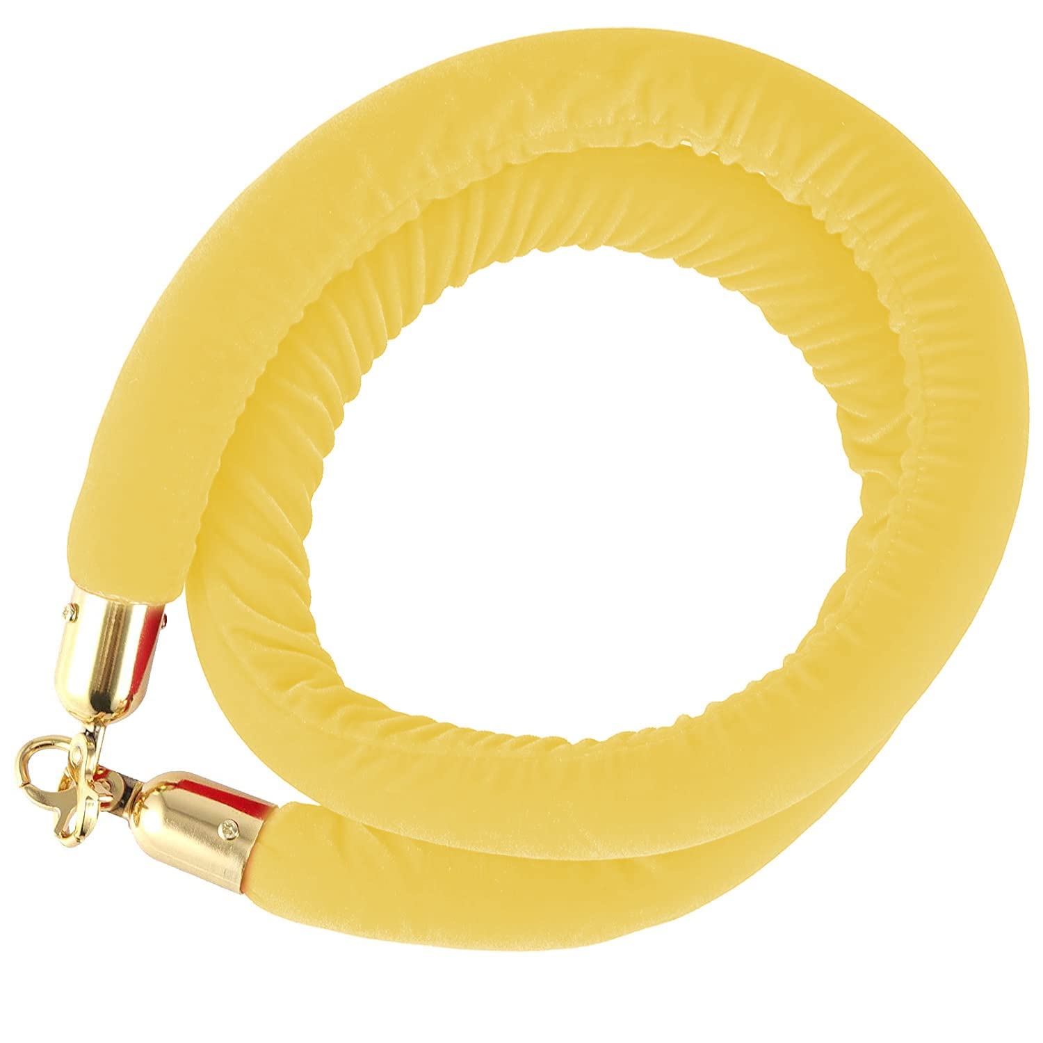 VIP - Cuerda para eventos amarilla, para control de multitudes de alfombra roja, para fiestas autistas, 1 m, cuerda de barrera colgante, gestión de eventos y soluciones de seguridad