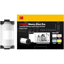 KODAK Memo Shot ERA Refill Photo Label 9 Roll Refill for Instant Digital Camera and Photo Label Printer