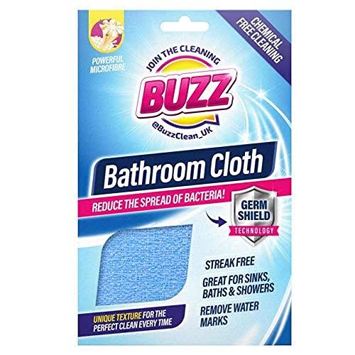 Buzz Microfibre Bathroom Cloth with Germ Shiel