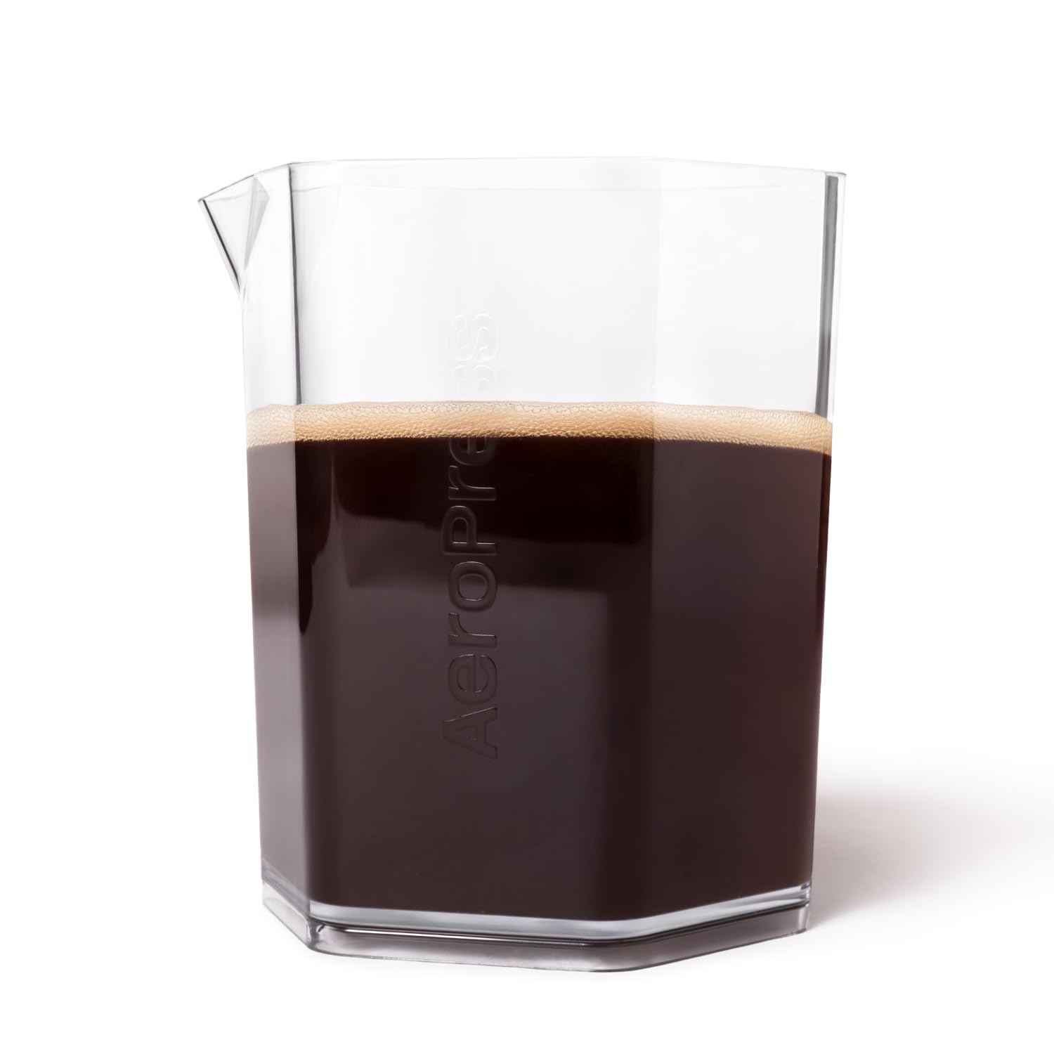 AeroPress Coffee Maker Carafe, 20 oz (600 ml) Capacity, Shatterproof Pour Over Coffee Carafe, Ideal for Original, Clear, and XL Presses, Compact and Travel-Friendly Design, Made in USA