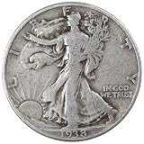 1938 Liberty Walking Half Dollar VG Very Good 90% Silver 50c US Coin Collectible