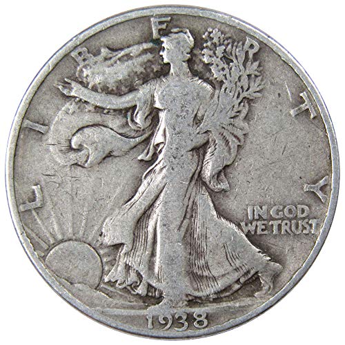 1938 Liberty Walking Silver Half Dollar #TOP26