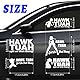 dellyy Hawk Tuah Aufkleber, Hawk Tuah Aufkleber Auto, Hawk Tuah Sticker, Hawk Tuah Spit On That Thang Sticker, Auto Aufkleber Lustige, Wasserfester Vinyl-Aufkleber, 5 Stück