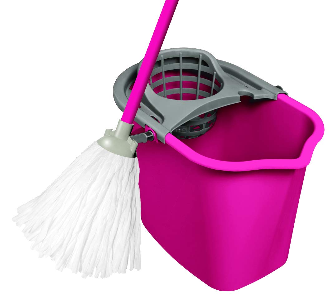 YORK Dry and Wet Commercial and Home Floor Clean Mop Set 10 litres Quick Spin Mop Stainless Steel, Easy Wheels & Big Bucket with 2 Microfiber Refills, pocha for Floor Cleaning Mop with Bucket (B0813TP6MQ) Amazon Price History, Amazon Price Tracker