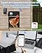 Automatic Chicken Coop Door Solar Powered, WiFi Automatic Chicken Door APP Control, Solar Chicken Coop Door Timer & Light Sensor, Auto Chicken Coop Door Opener LCD Display Aluminum Anti-Pinch Design