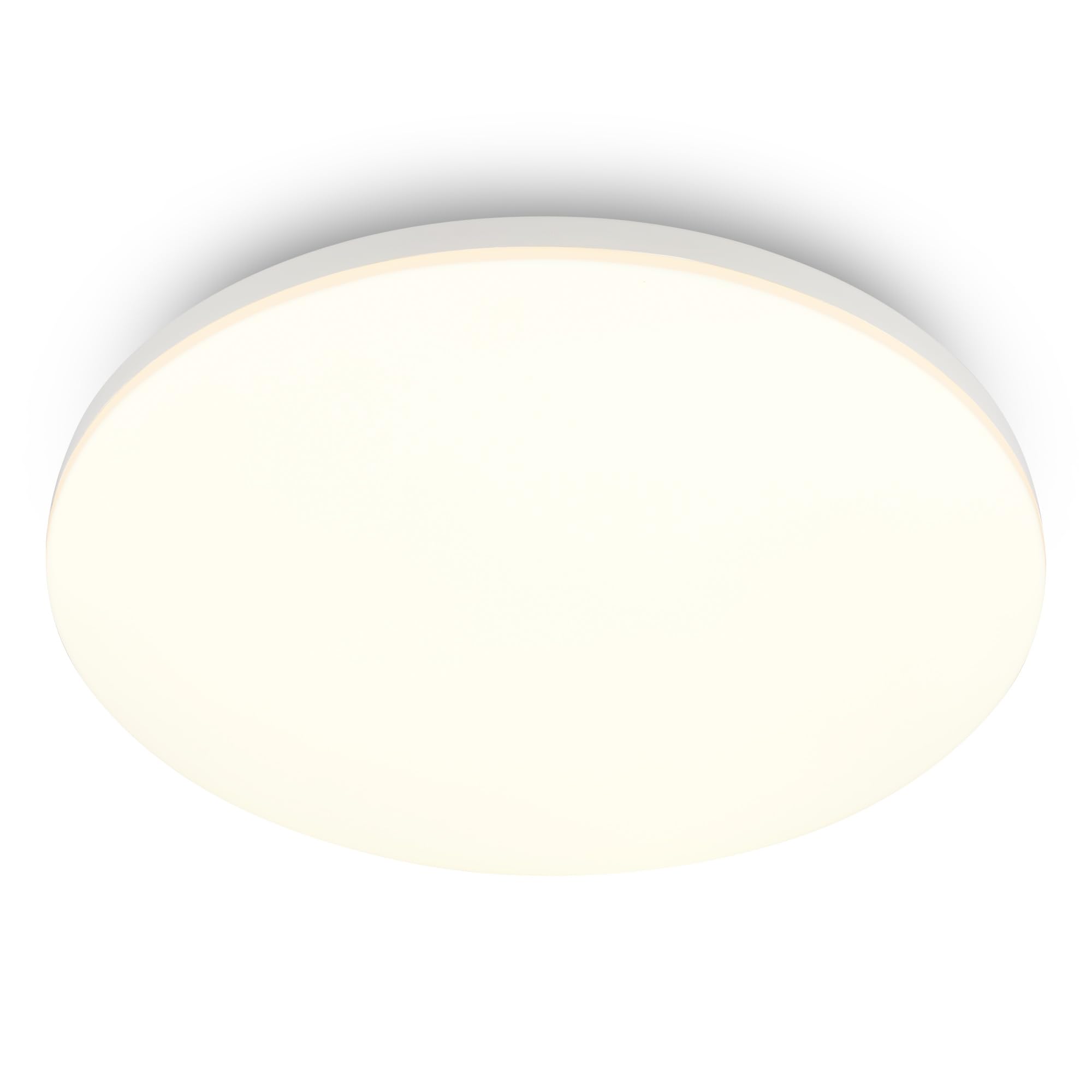 Briloner White Ceiling Light Led 24W2550Lm3000K Warm White Bedroom Hallway Living Room 360X65mm from B&Q