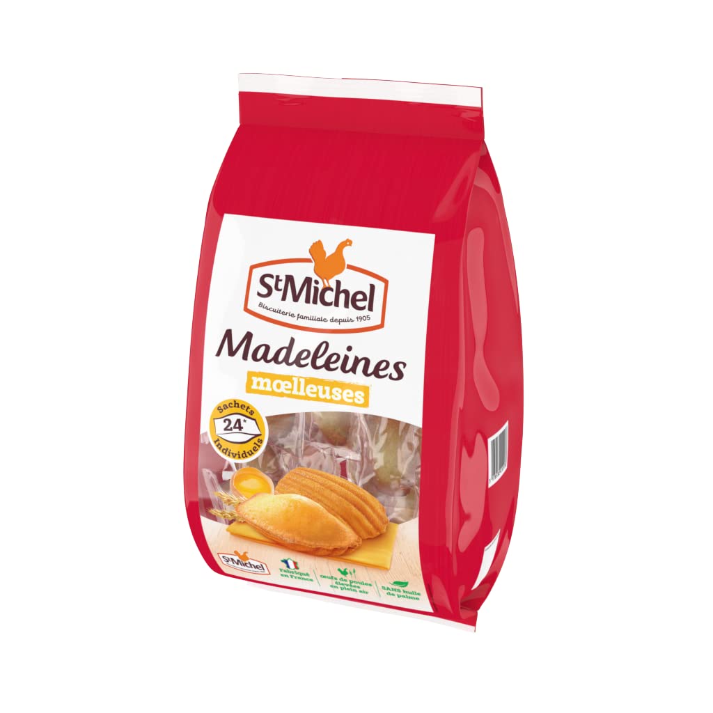Saint-Michel Madeleines Fluffy Nature 600 g Bag