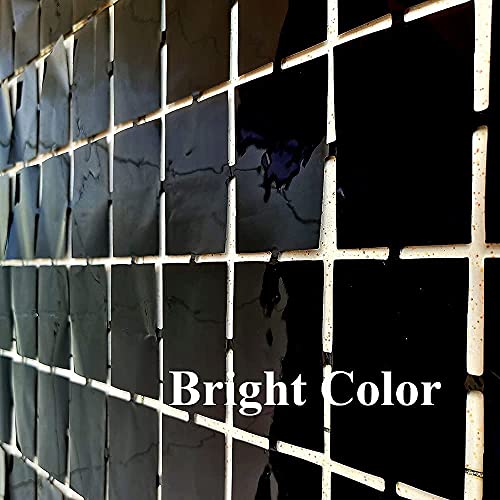 Image of AMFIN (Pack of 2) Square Foil Curtains for Birthday Decoration Photo Booth Props Backdrop Baby Shower Bachelorette Party Decorations (Black)