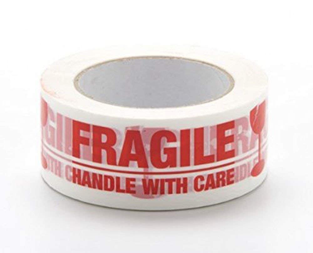 Wellkart Fragile packaging tape | 65meter X 48mm/2inch | Very strong adhesive tape | Handle With Care tape Ideal for shipping and packing fragile goods | Suitable for industrial packaging (Pack of 6) (B0CNVRXLBS) Amazon Price History, Amazon Price Tracker