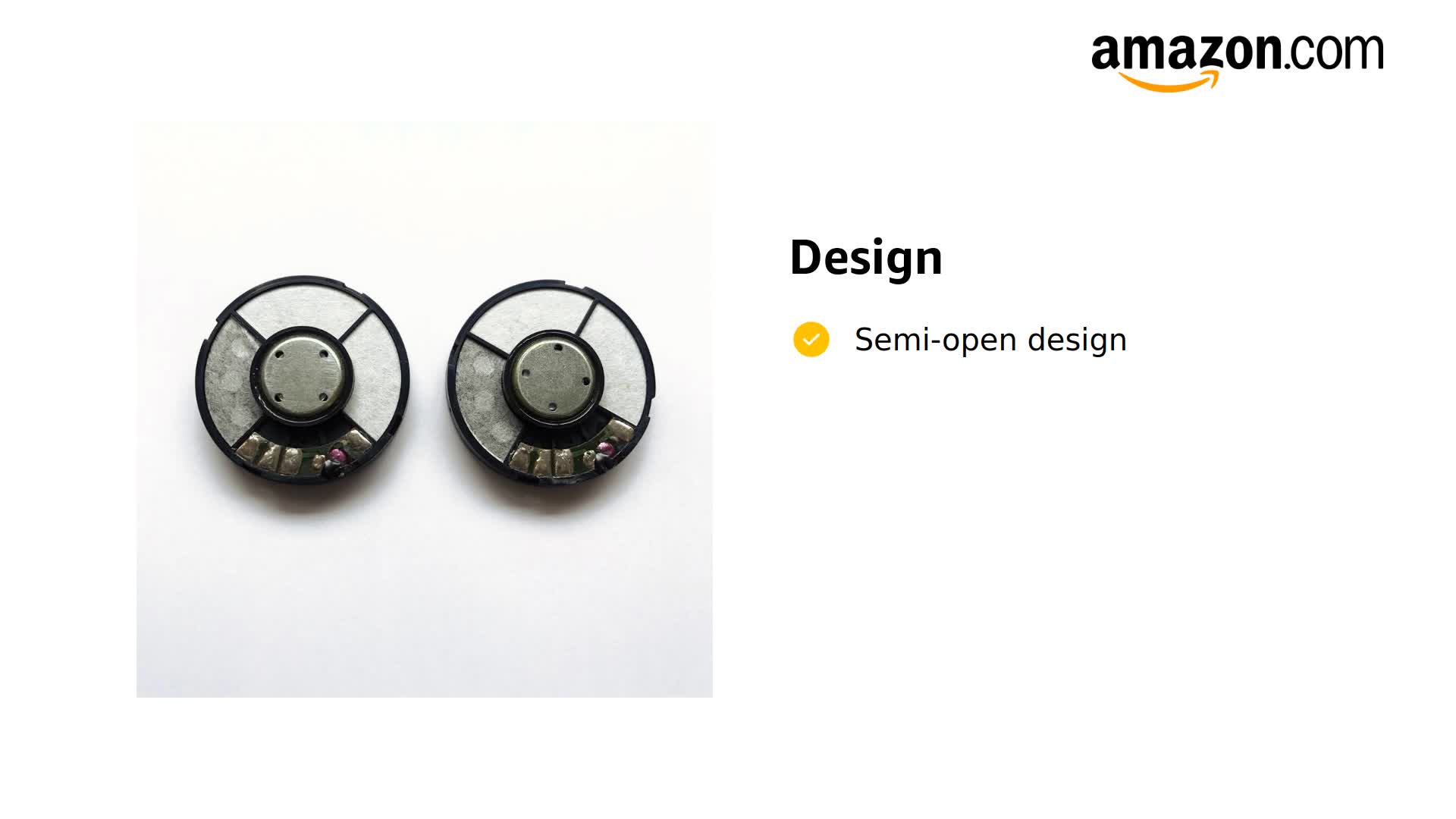 Amazon.com: 1 Pair 53mm Headphone Speaker Driver 30 ohm for Audio