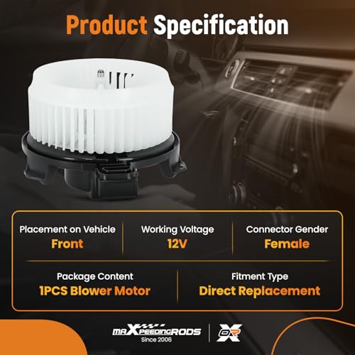 Image of maXpeedingrods 700062 HVAC Blower Motor Assembly with Fan Cage Fits for Lexus GX470 2003-2007, for Toyota 4Runner 2004-2009# 87103-35060 BM9188 LFh1951 87103-35060 TO3126114