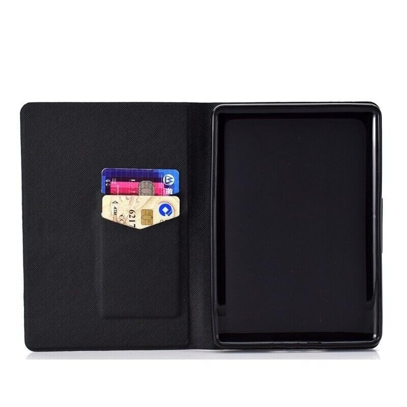 Generic etui kompatybilne z czytnikiem e-booków Kindle Paperwhite 3 (2015) (wzór: niebieski marmur) etui na portfel ze skóry Smart Flip