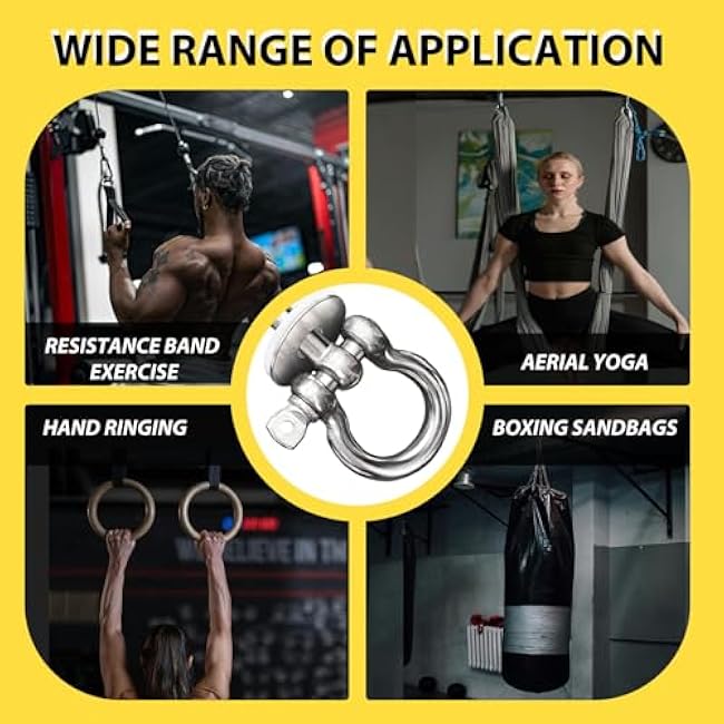 Heavy Duty Power Rack Attachments with Silicone gaskets for Resistance Band. Stainless Steel Band Pegs for 1-3 inch Power Rack,O-Ring Attachment for Power Rack Squat Racks-2PACK(Regluar)