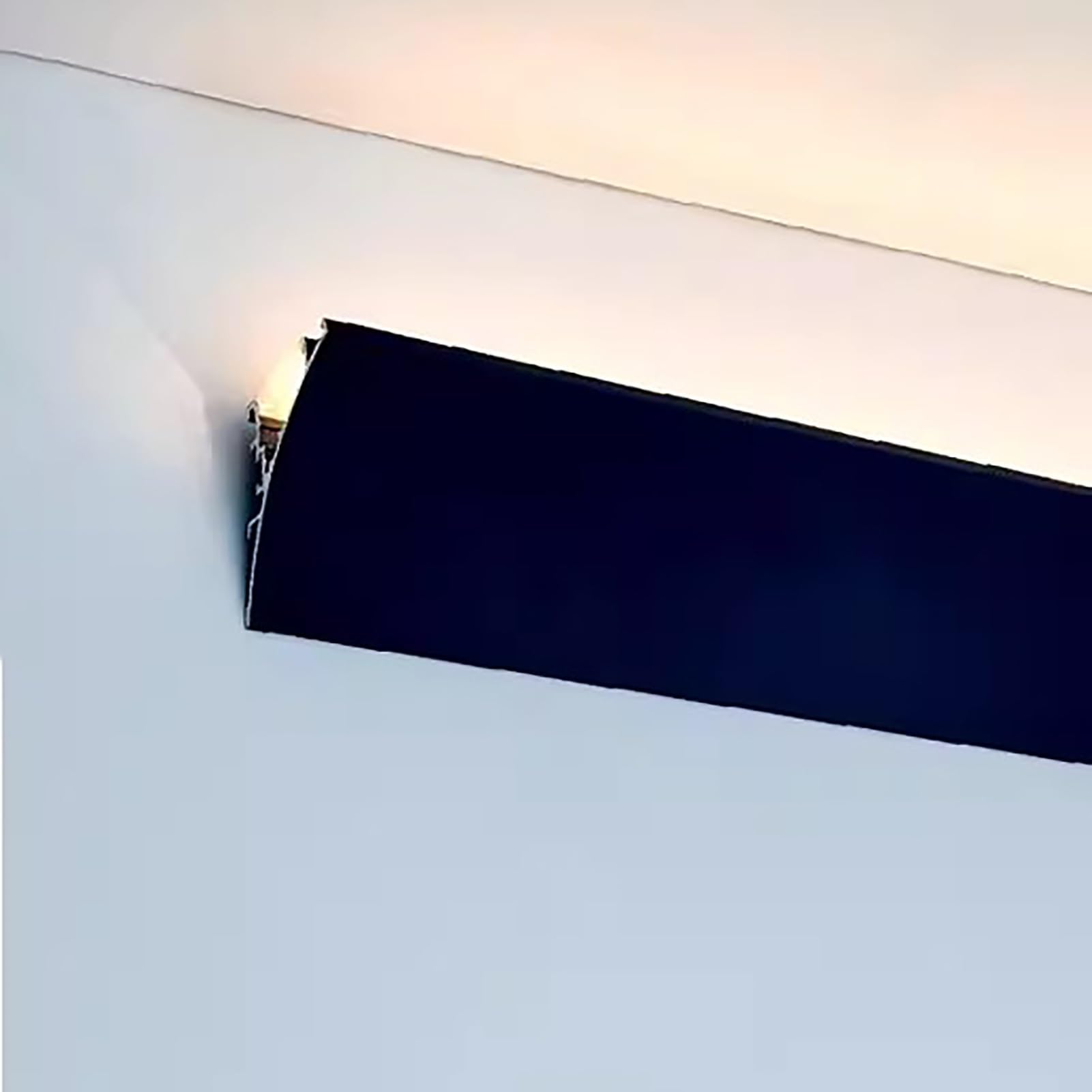 Aluminiowy profil kanałowy LED do oświetlenia podkładki ściennej, dyfuzor do formowania korony do dekoracji wnętrz, długość 12,5 m, wszechstronne opcje instalacji