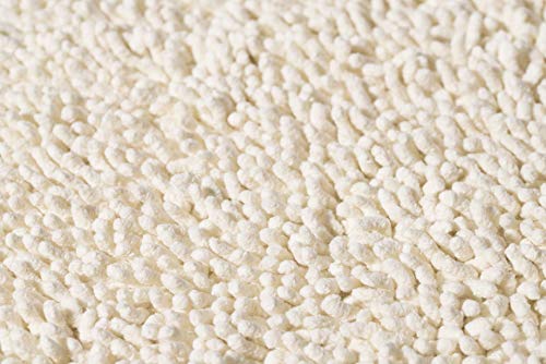 Croydex Cream Cotton Bathroom Mat with Slip-Resistant Backing